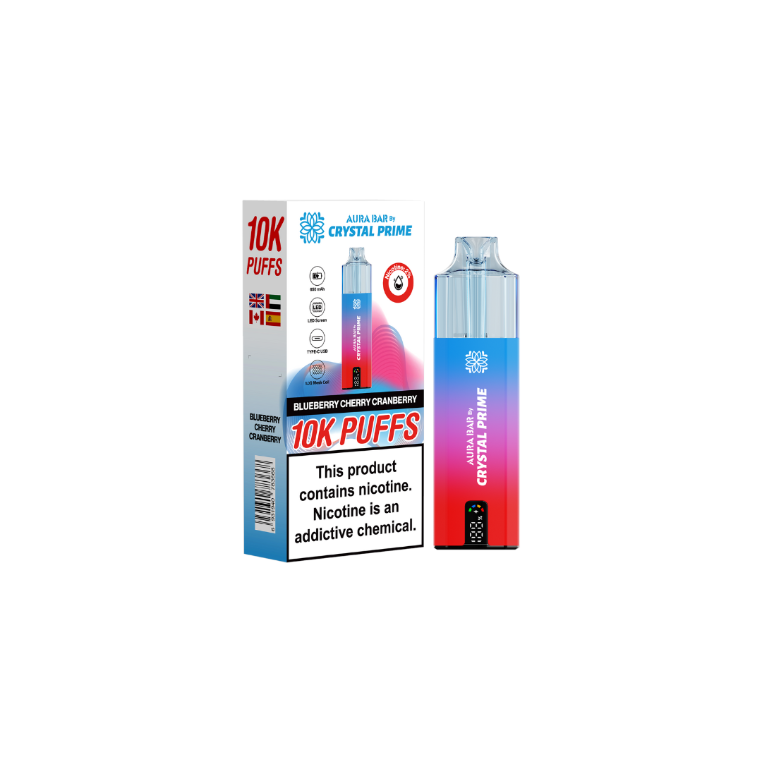 Crystal Prime 10k Puffs Box of 5 Disposable Vape