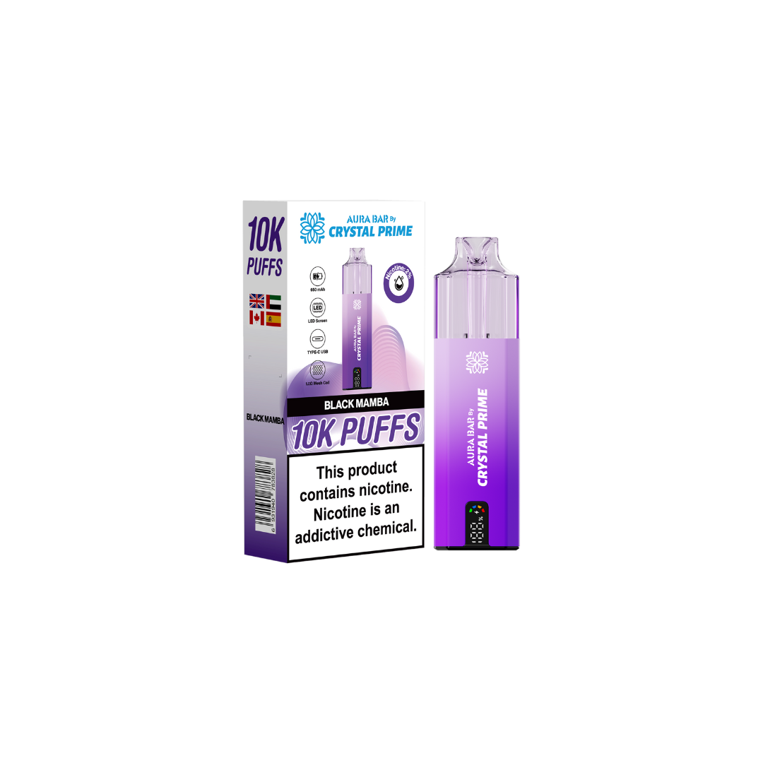 Crystal Prime 10k Puffs Box of 5 Disposable Vape