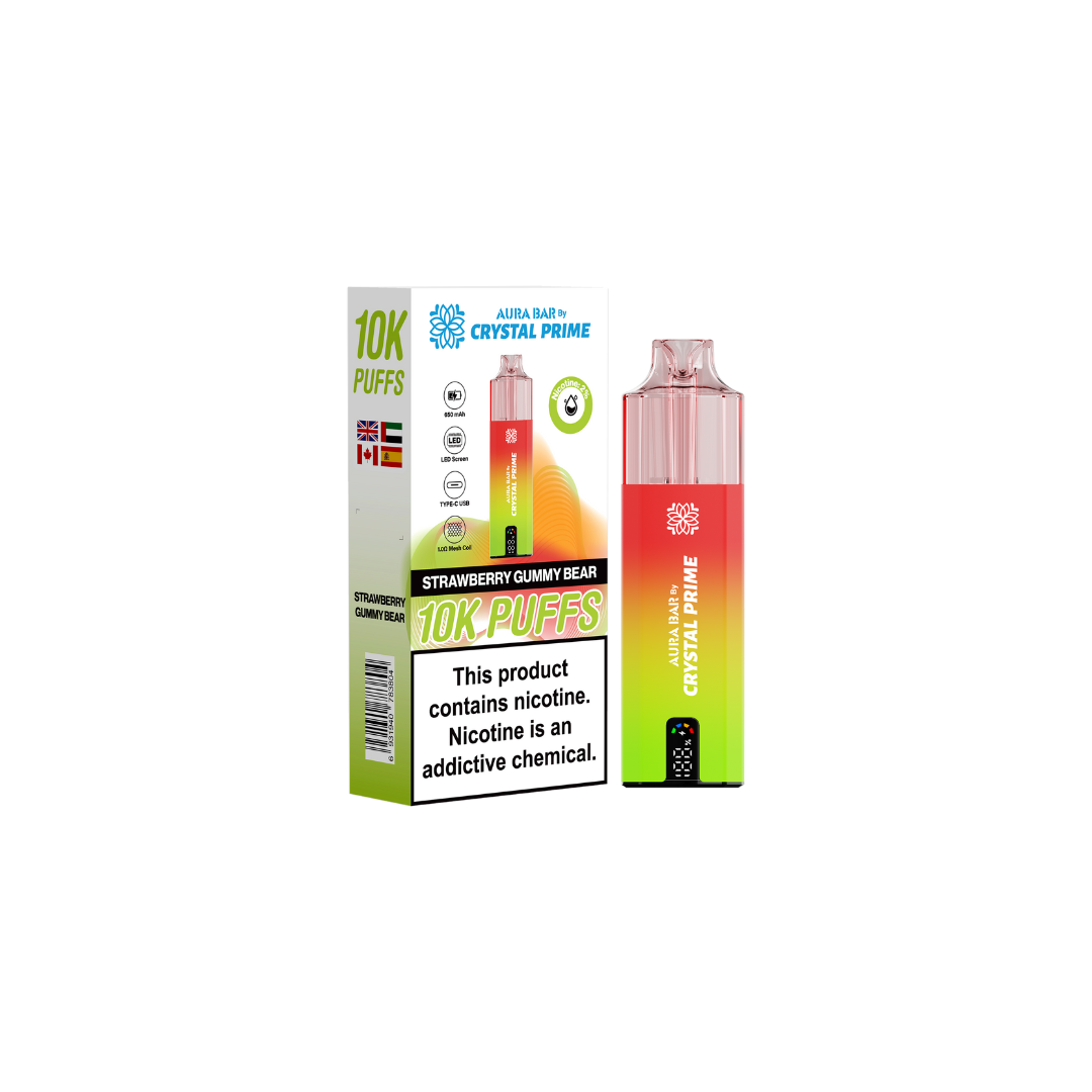 Crystal Prime 10k Puffs Box of 5 Disposable Vape