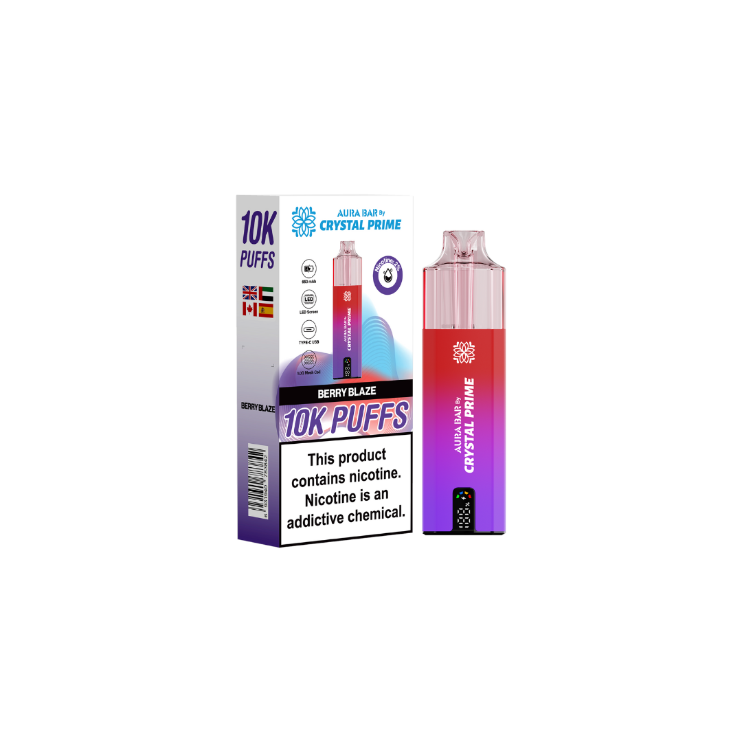 Crystal Prime 10k Puffs Box of 5 Disposable Vape