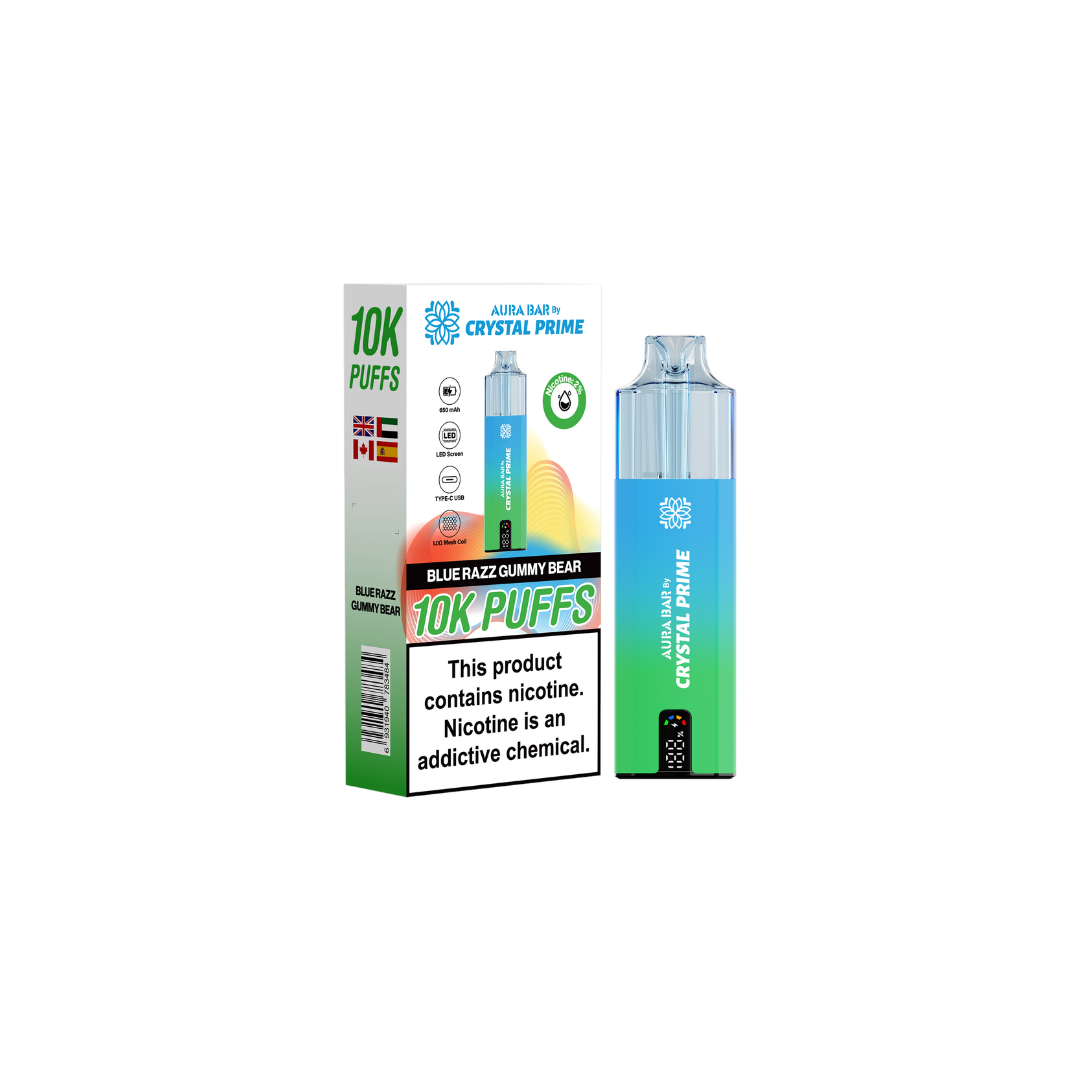 Crystal Prime 10k Puffs Box of 5 Disposable Vape