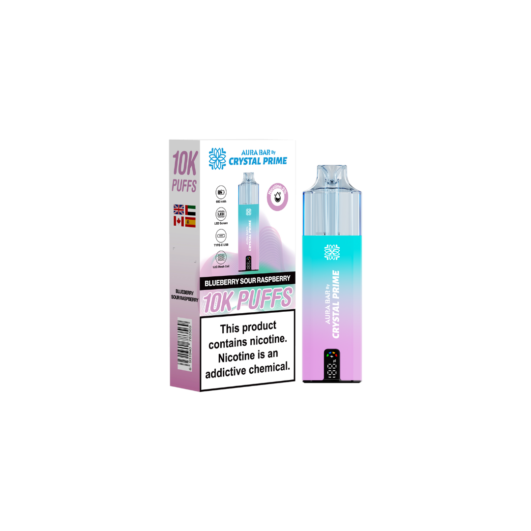 Crystal Prime 10k Puffs Box of 5 Disposable Vape