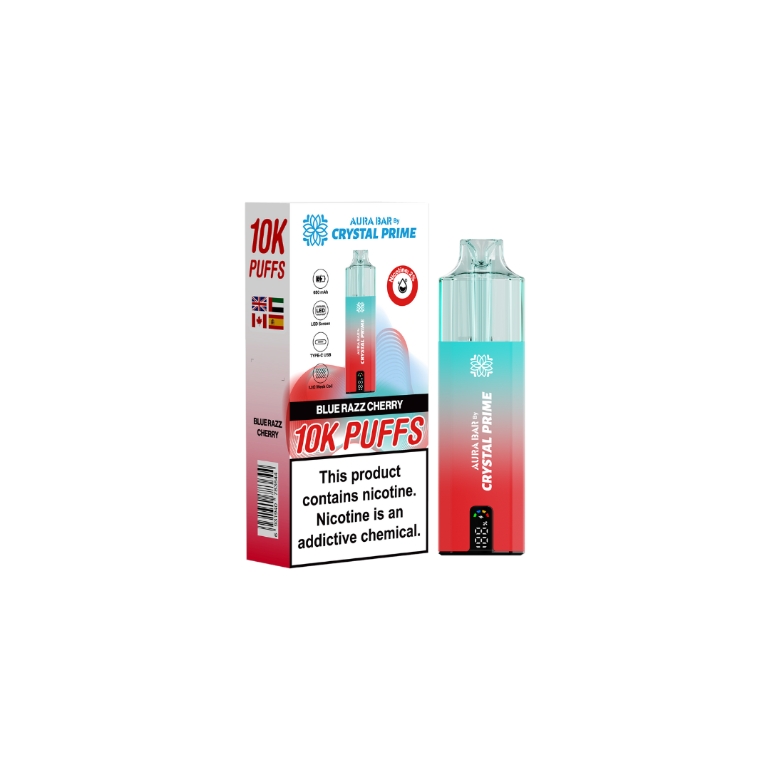 Crystal Prime 10k Puffs Box of 5 Disposable Vape