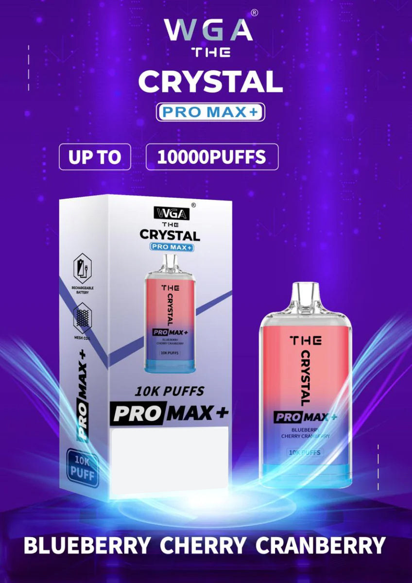 The Crystal Pro Max + 10000 Puffs Disposable Vape (Box Of 10)