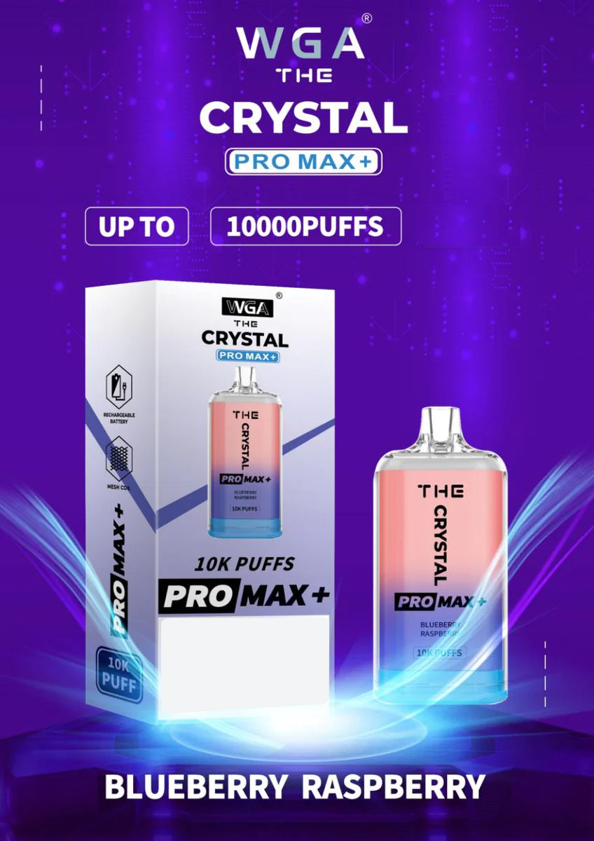 The Crystal Pro Max + 10000 Puffs Disposable Vape (Box Of 10)