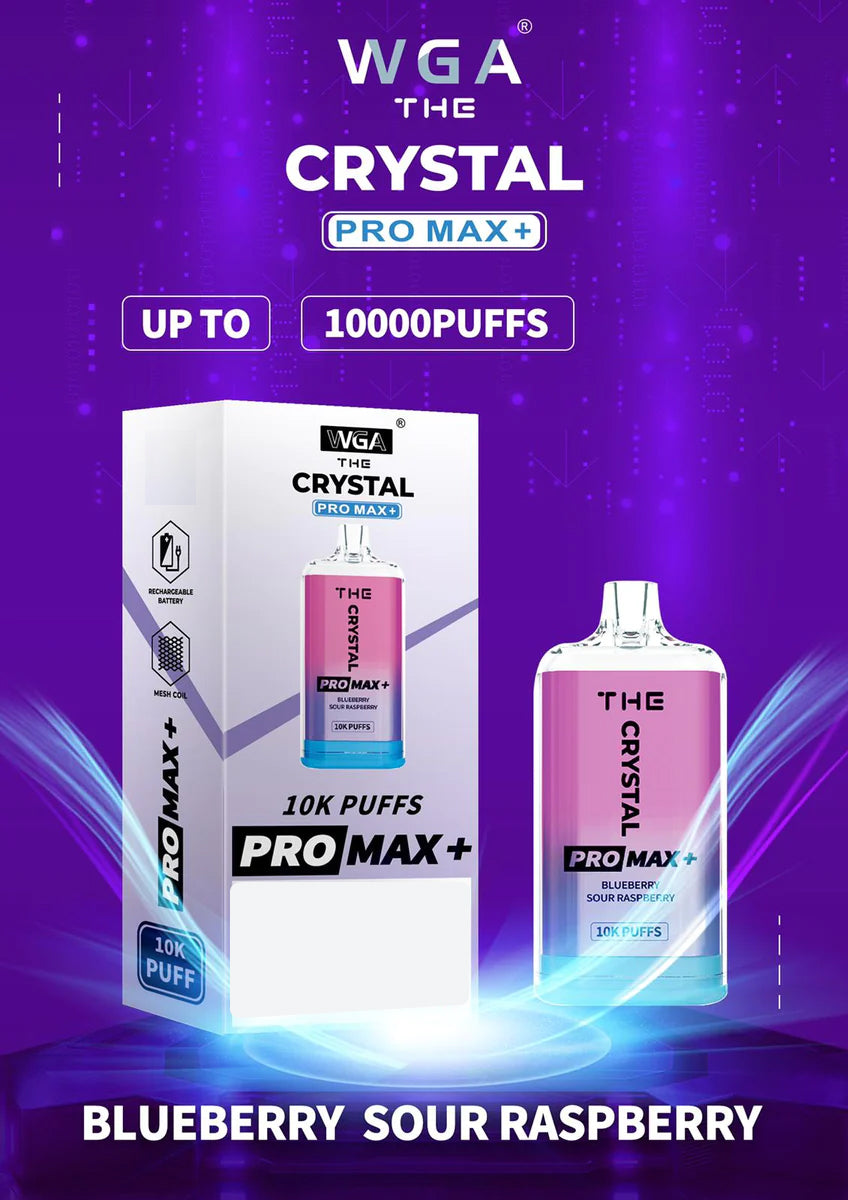 The Crystal Pro Max + 10000 Puffs Disposable Vape (Box Of 10)