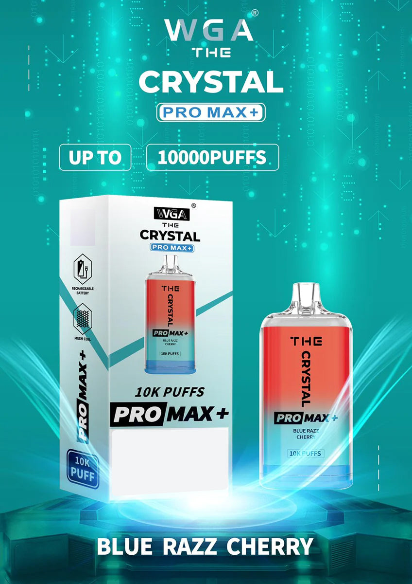 The Crystal Pro Max + 10000 Puffs Disposable Vape (Box Of 10)