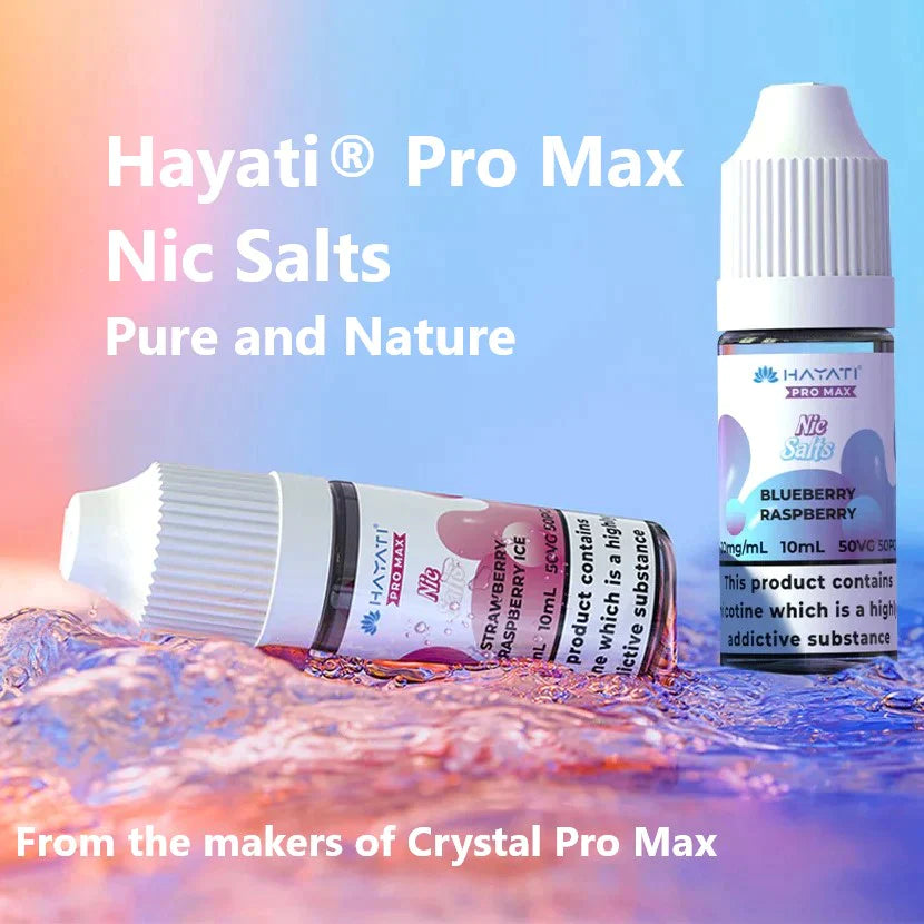 Crystal Bar Pro Max Nic SALT by Hayati Pack of 10