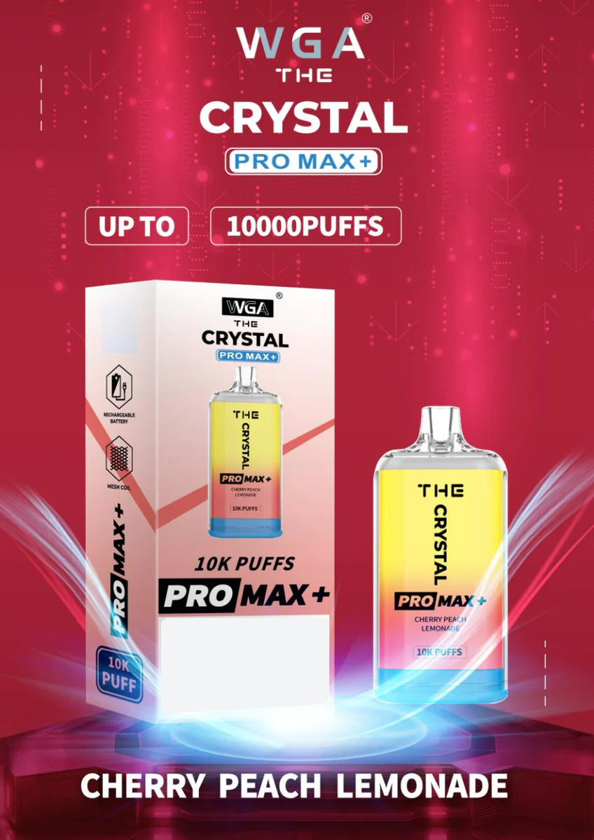 The Crystal Pro Max + 10000 Puffs Disposable Vape (Box Of 10)