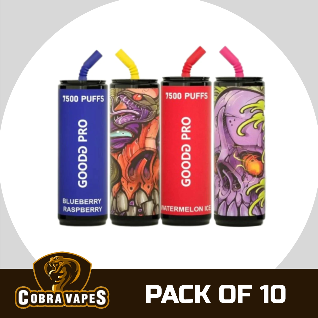 GoodG Pro 7500 Puffs Disposable Vape Pack of 10