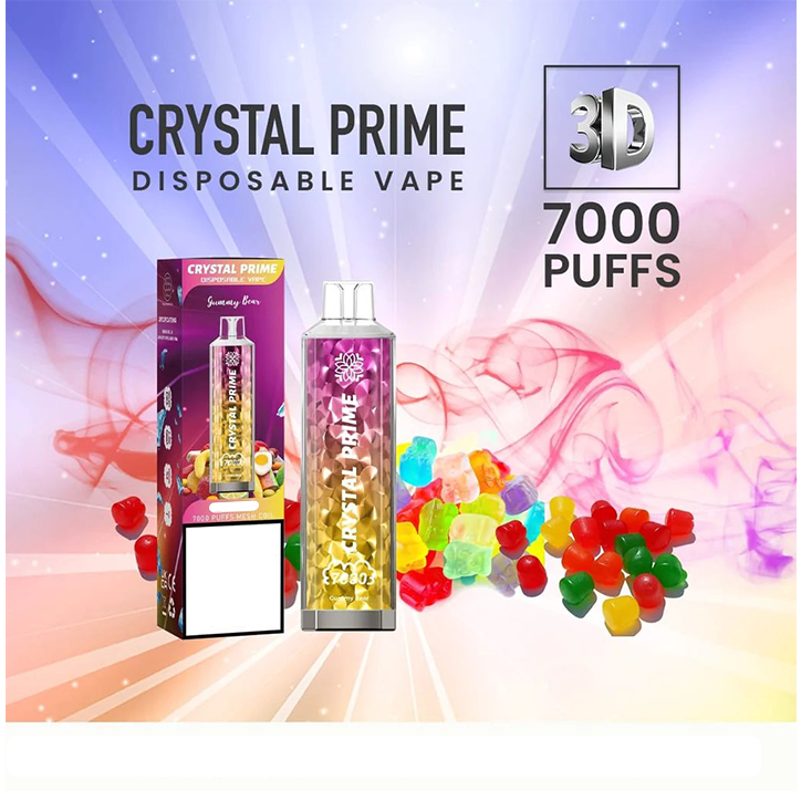 Crystal Prime 7000 Puffs Disposable Vape Pack of 10