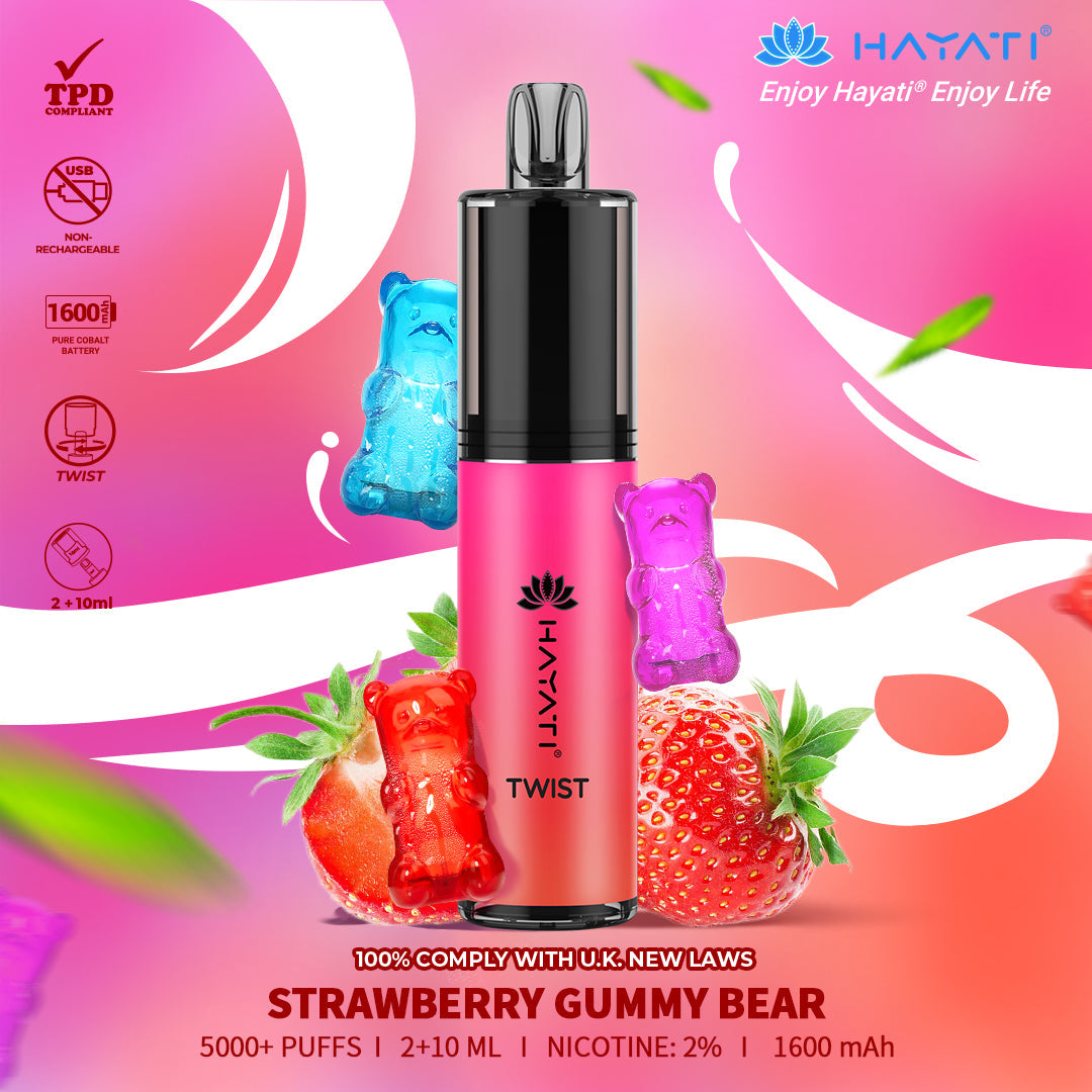 Hayati Twist 5000 Puffs Disposable Vape Pod Kit