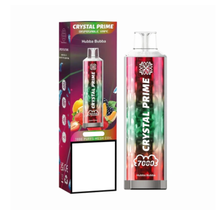 Crystal Prime 7000 Puffs Disposable Vape box of 10