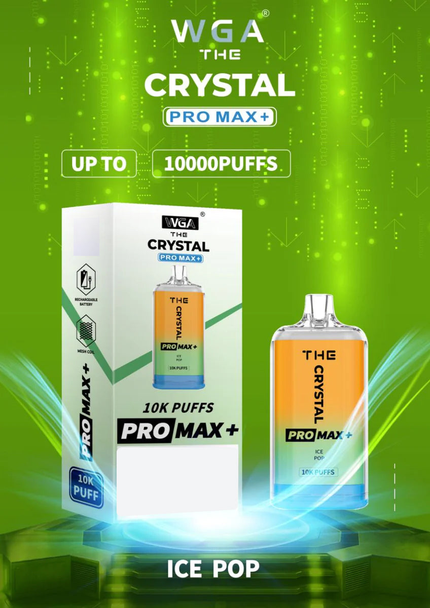 The Crystal Pro Max + 10000 Puffs Disposable Vape (Box Of 10)