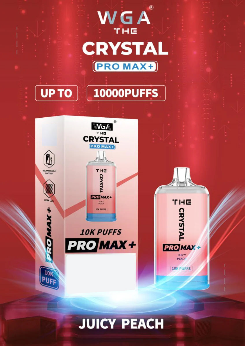 The Crystal Pro Max + 10000 Puffs Disposable Vape (Box Of 10)