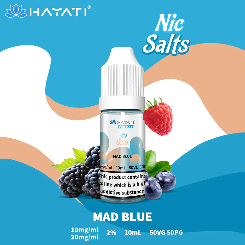 Crystal Bar Pro Max Nic SALT by Hayati Pack of 10