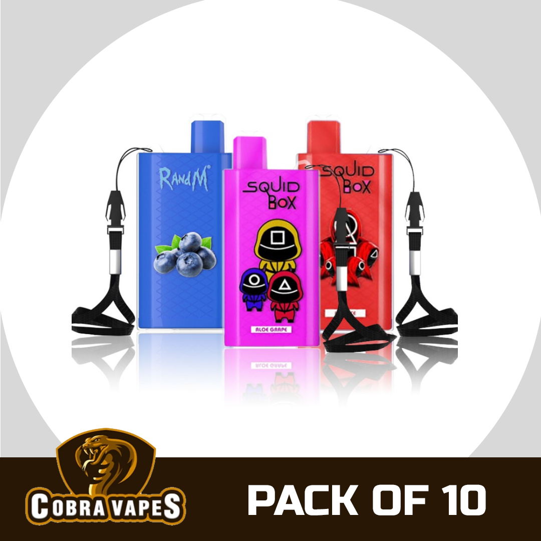 RANDM SQ Box 5200 Puffs Disposable Vape Bar (Pack of 10)