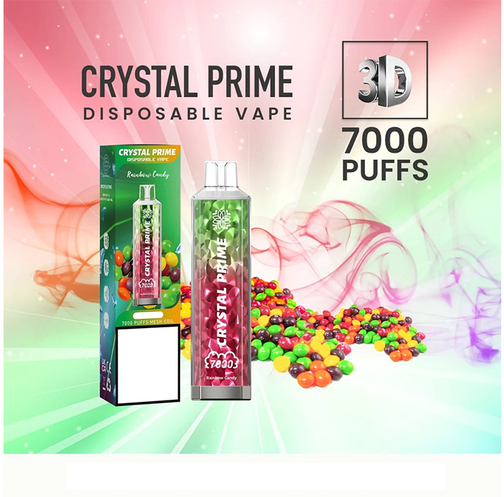 Crystal Prime 7000 Puffs Disposable Vape Pack of 10