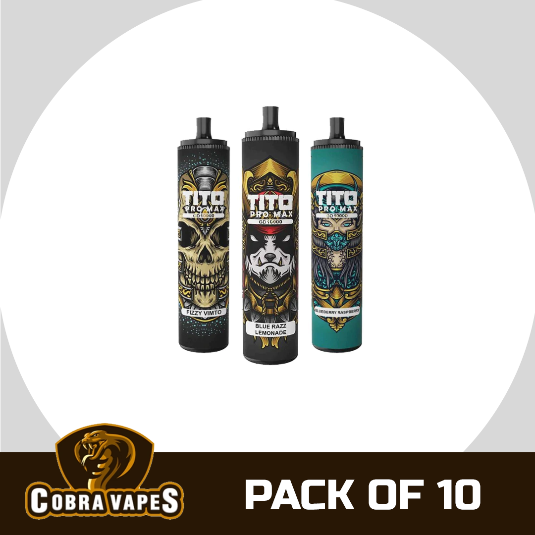 Tito Pro Max GD 10000 Disposable Vape (Pack of 10)