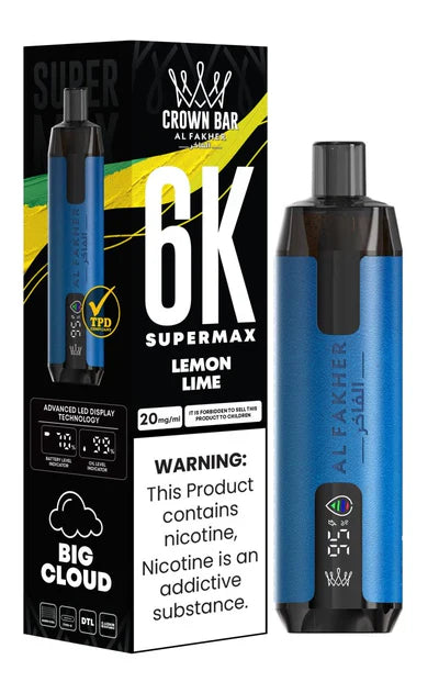 Al Fakher Supermax 6000 Puffs Disposable Vape (Box of 10)