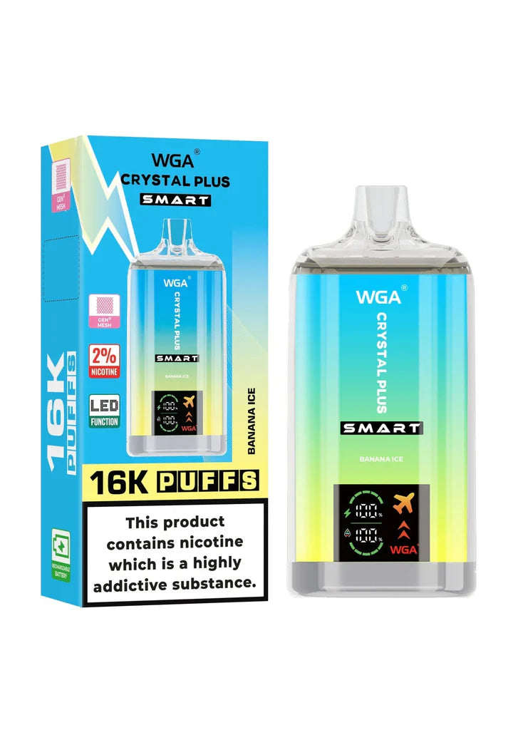 WGA Crystal Plus Smart 16000+ Puffs Disposable Vape