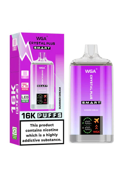 WGA Crystal Plus Smart 16000+ Puffs Disposable Vape