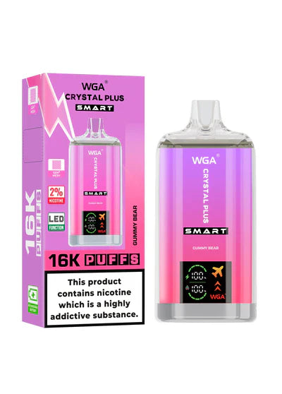 WGA Crystal Plus Smart 16000+ Puffs Disposable Vape