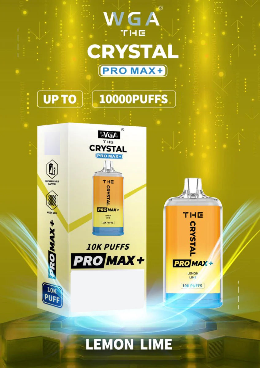 The Crystal Pro Max + 10000 Puffs Disposable Vape (Box Of 10)