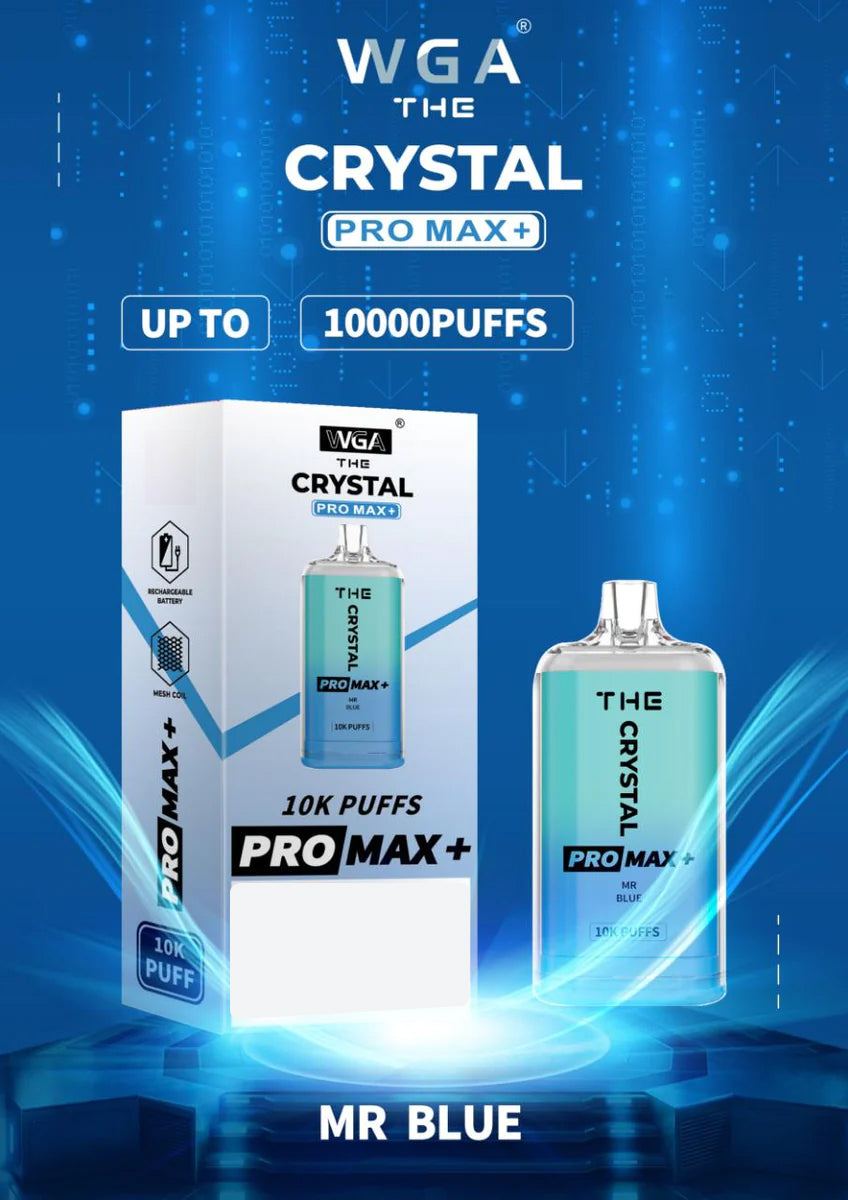 The Crystal Pro Max + 10000 Puffs Disposable Vape (Box Of 10)