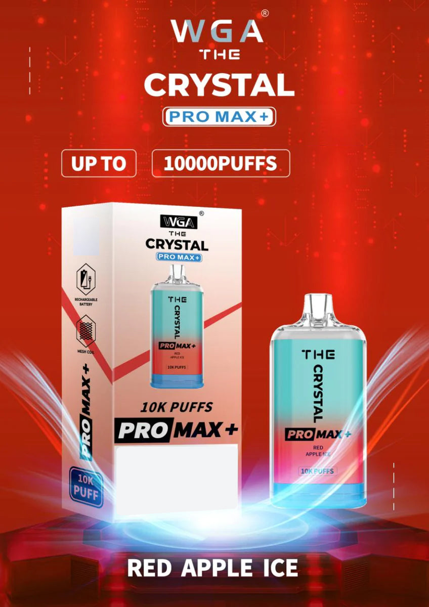 The Crystal Pro Max + 10000 Puffs Disposable Vape (Box Of 10)