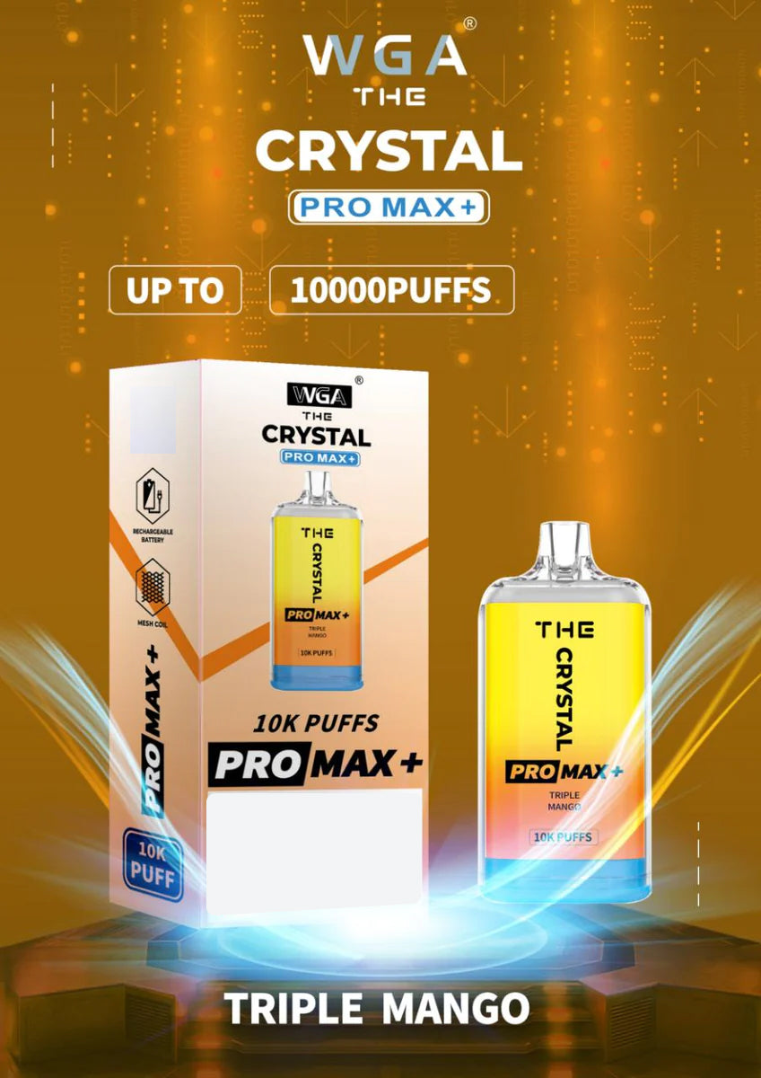 The Crystal Pro Max + 10000 Puffs Disposable Vape (Box Of 10)