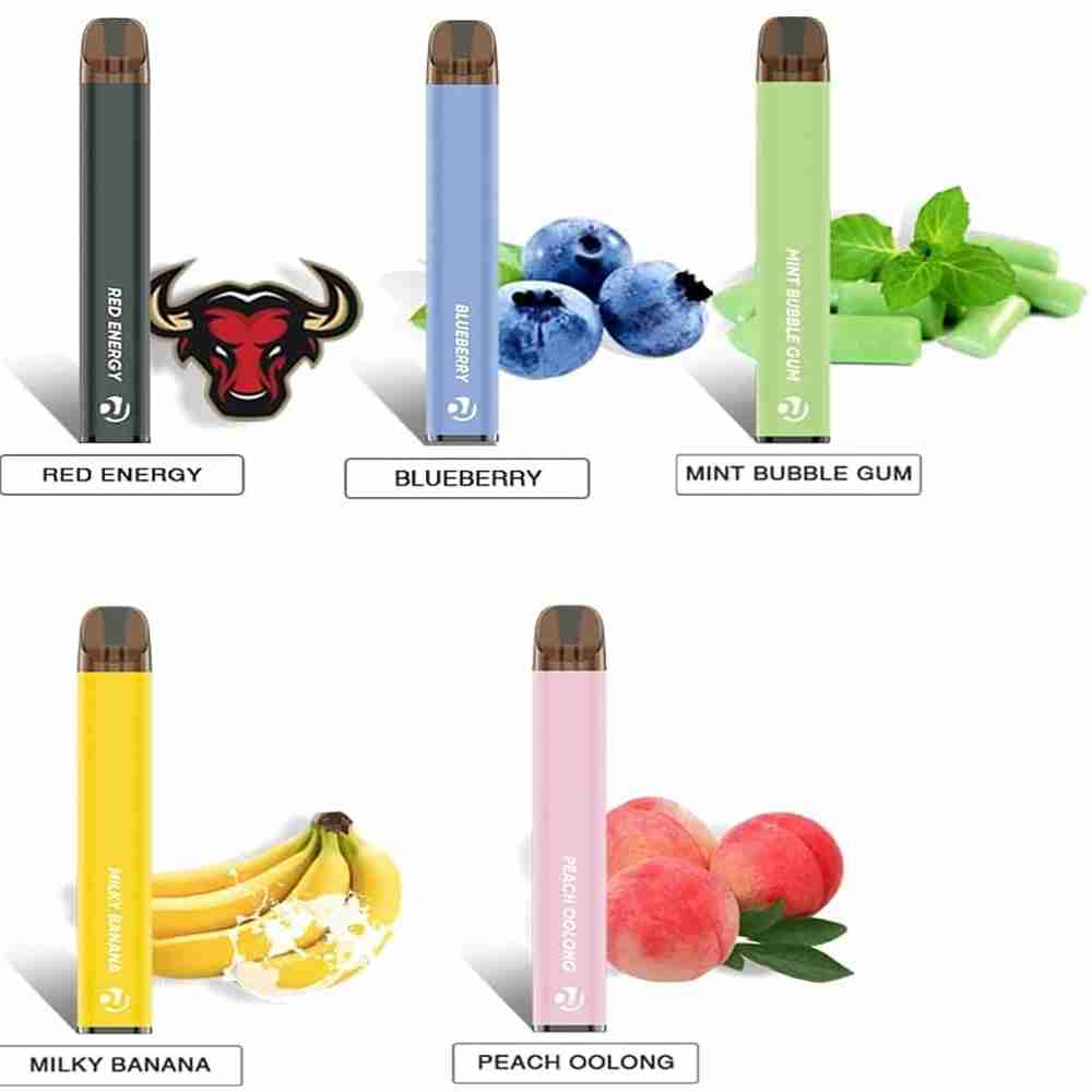 Vape Lucky 1500 Puff Bar, Disposable Vape Pens E Cigarettes Kit- No Nicotine Pack of 10