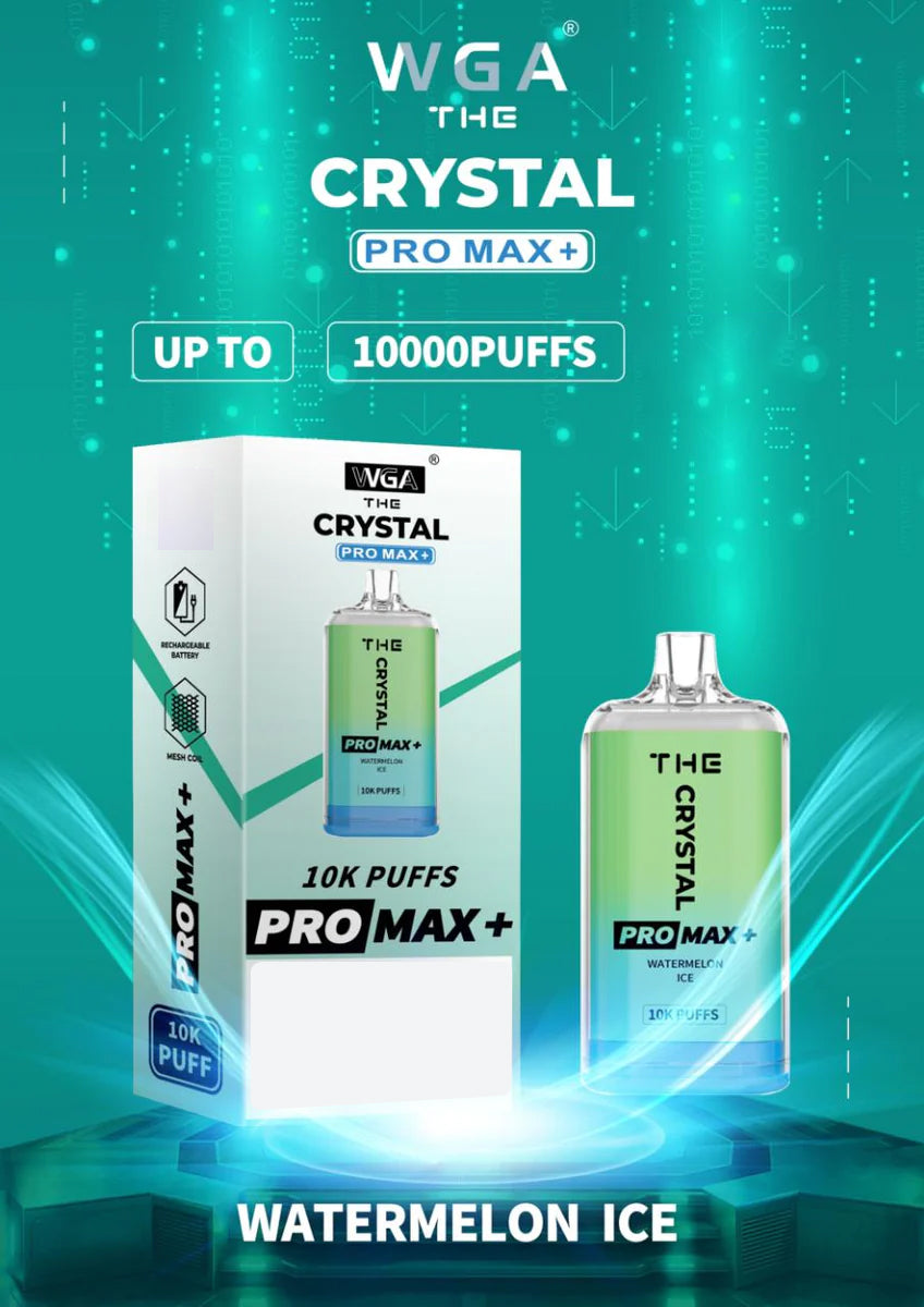 The Crystal Pro Max + 10000 Puffs Disposable Vape (Box Of 10)