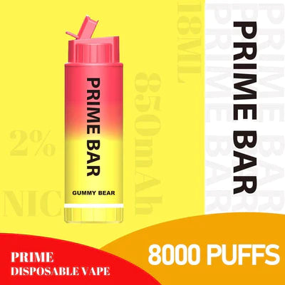 Prime Bar 8000 Disposable Vape Pack of 10