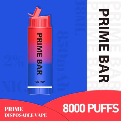 Prime Bar 8000 Disposable Vape Pack of 10