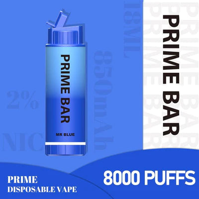 Prime Bar 8000 Disposable Vape Pack of 10