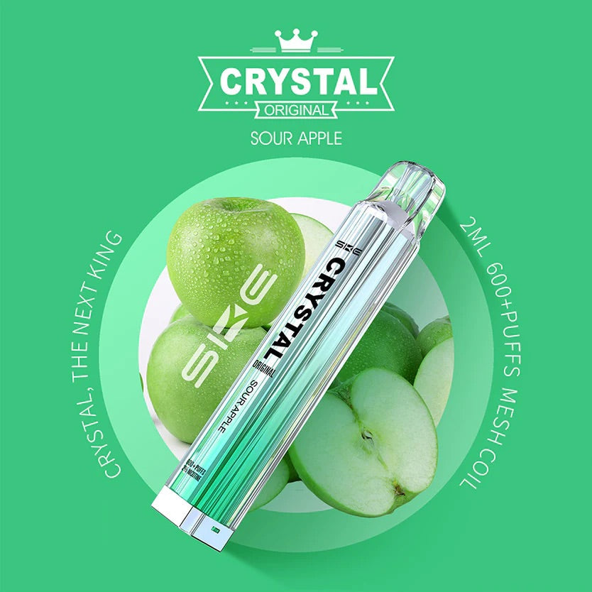 ske crystal vape 600 puffs