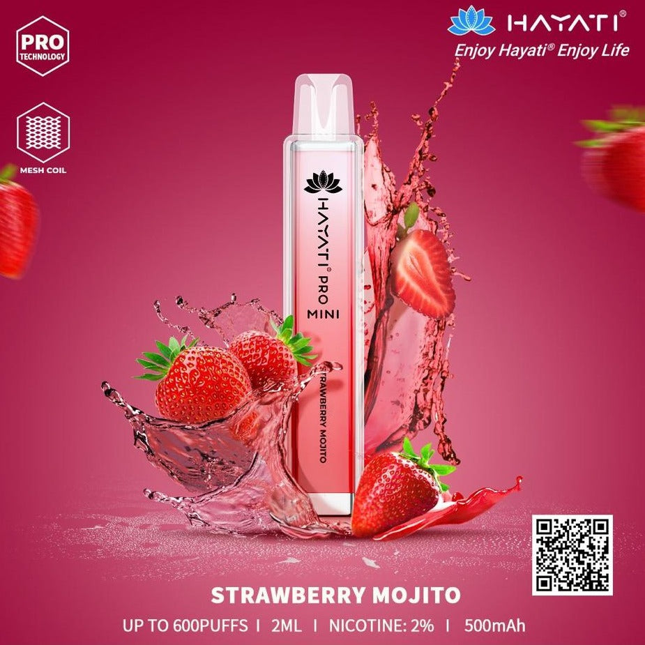 Hayati Pro Mini 600 Puffs (Pack of 10)