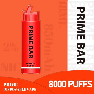 Prime Bar 8000 Disposable Vape Pack of 10