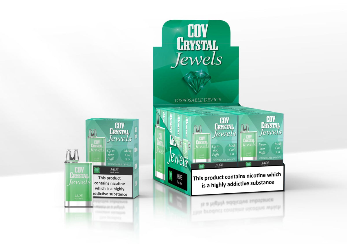 COV Crystal Jewels 600 Puff Disposable Vape Pod Box of 10 - cobravapes