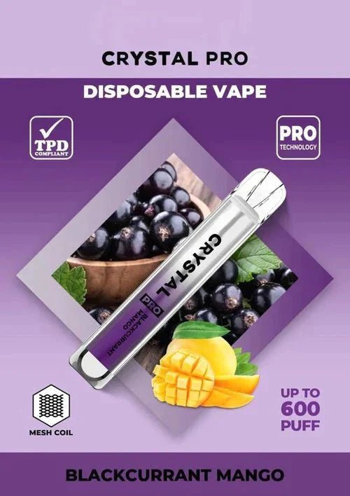 Crystal Pro Bar 600 Puffs Disposable Vape Bar Box of 10 - cobravapes