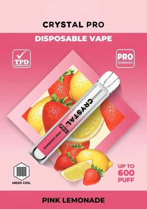 Crystal Pro Bar 600 Puffs Disposable Vape Bar Box of 10 - cobravapes