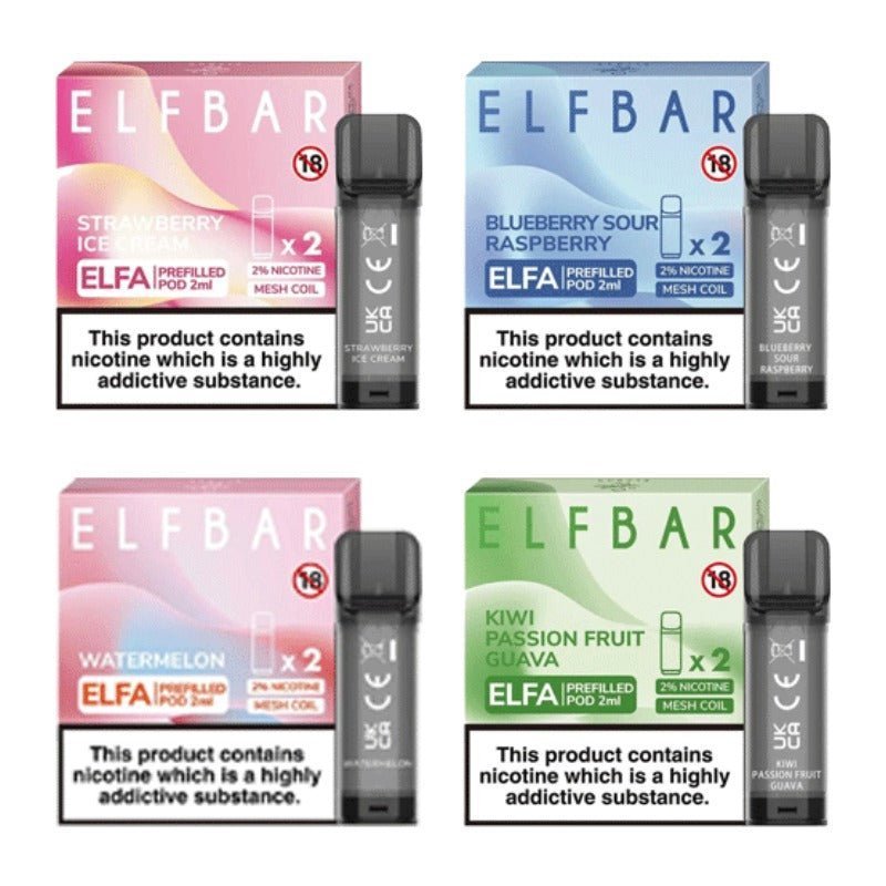 Elf Bar Elfa Replacement Pods - cobravapes