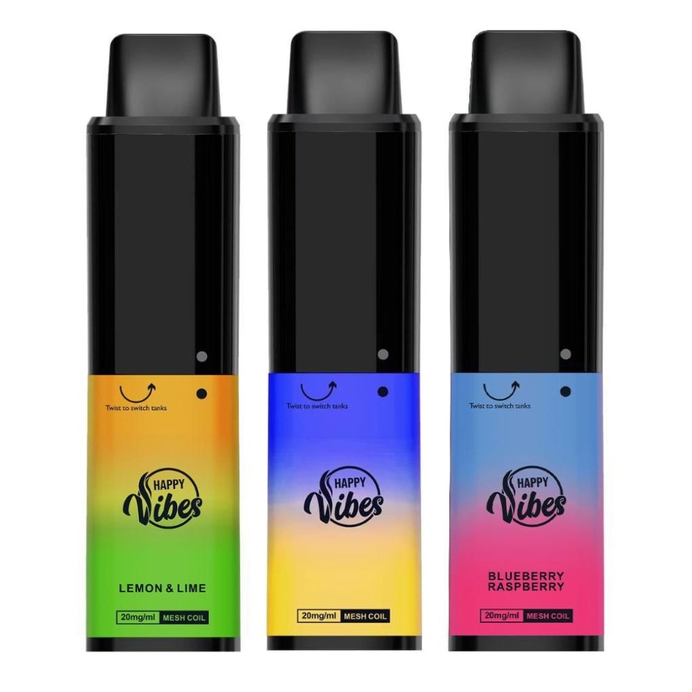 Happy Vibes TWIST 2400 Disposable Vape Puff Bar Pod vapeclubuk.co.uk