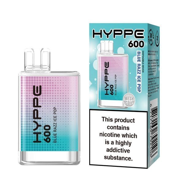 Hyppe 600 Crystal Disposable Vape Puff Pod - Box of 10 - cobravapes