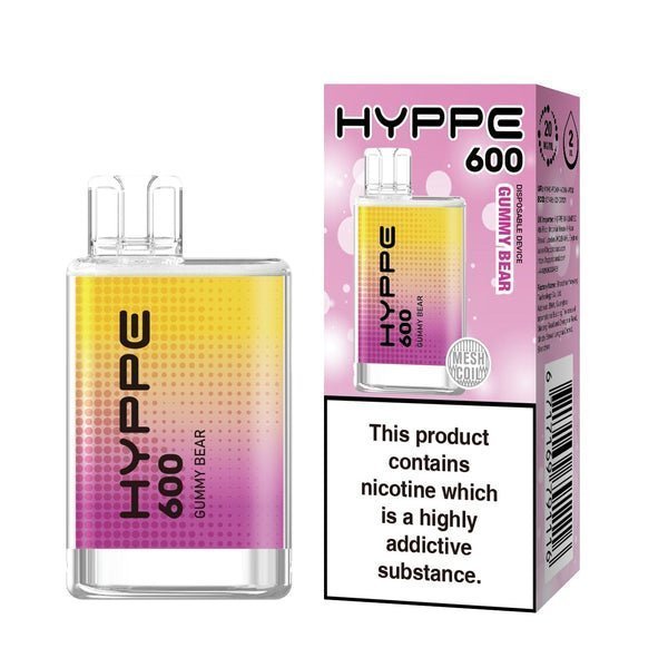 Hyppe 600 Crystal Disposable Vape Puff Pod - Box of 10 - cobravapes