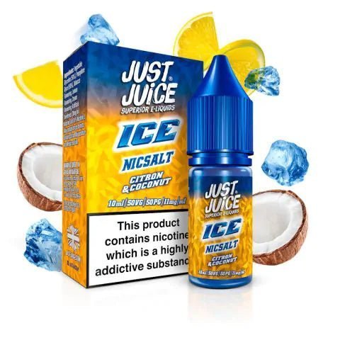 Just Juice Ice Range 10ml Nic Salt Box of 5 - cobravapes