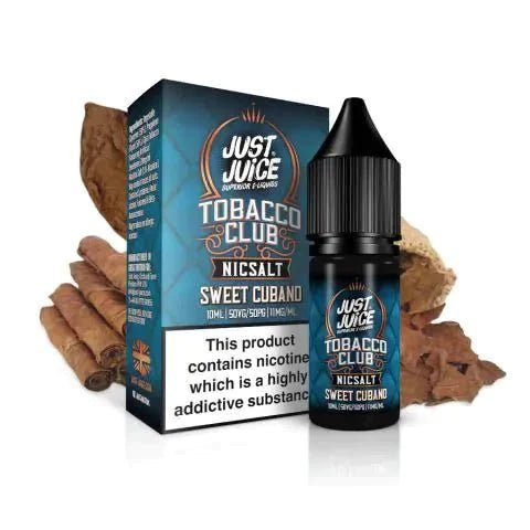 Just Juice Tobacco Club 10ml Nic Salt Box of 5 - cobravapes