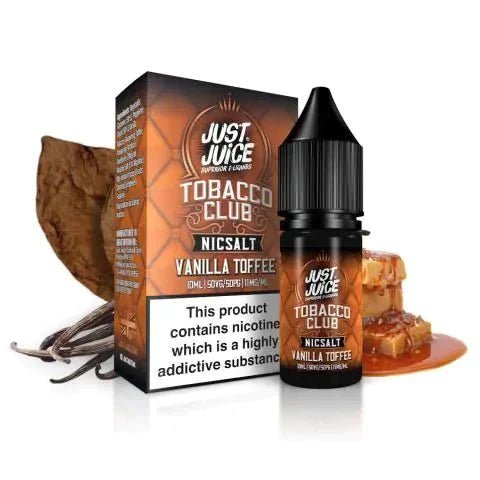 Just Juice Tobacco Club 10ml Nic Salt Box of 5 - cobravapes