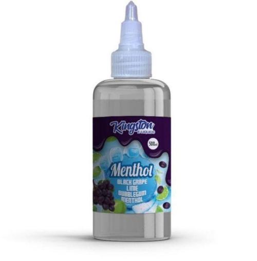 Kingston E-liquids Menthol 500ml Shortfill - cobravapes